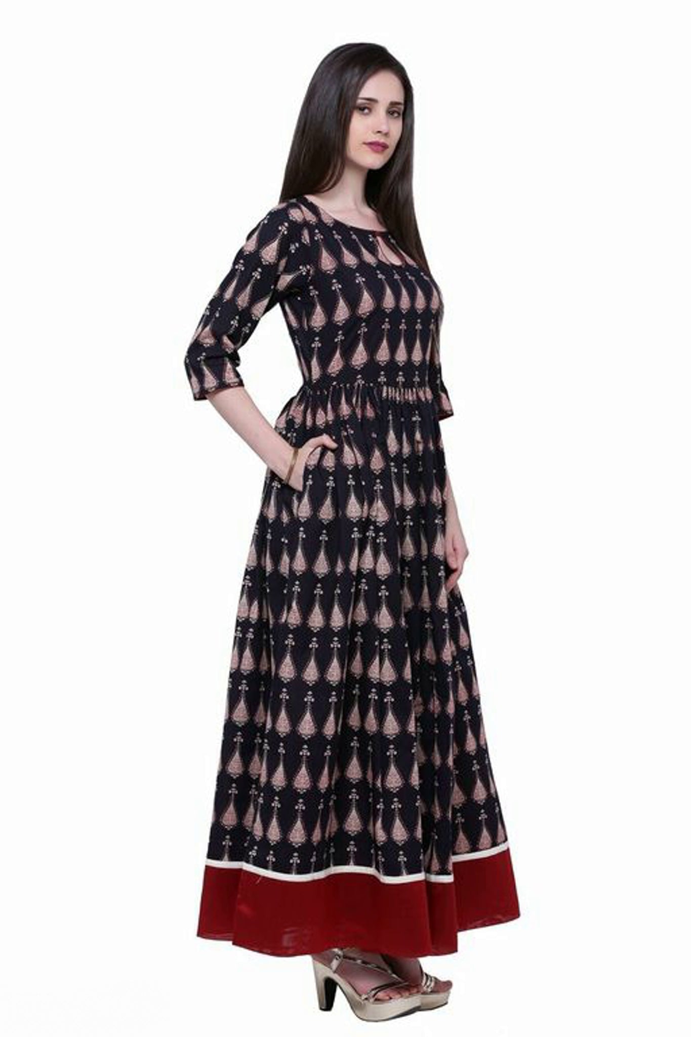 Woman s Plus Size Printed Kurta