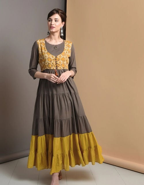 Jacket Anarkali Suit In Indore (Indhur) - Prices, Manufacturers & Suppliers