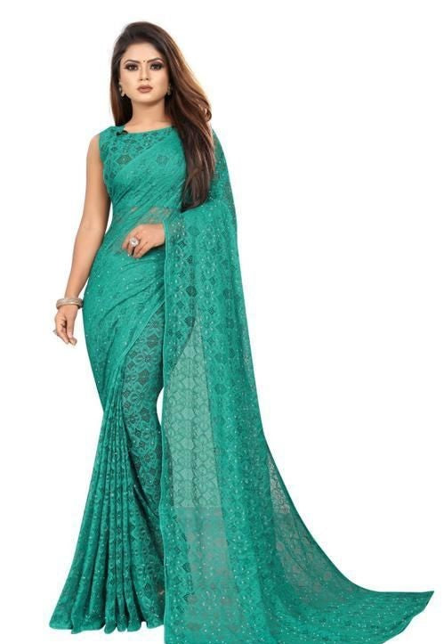 Women's Classy Jacquard Printed Saree