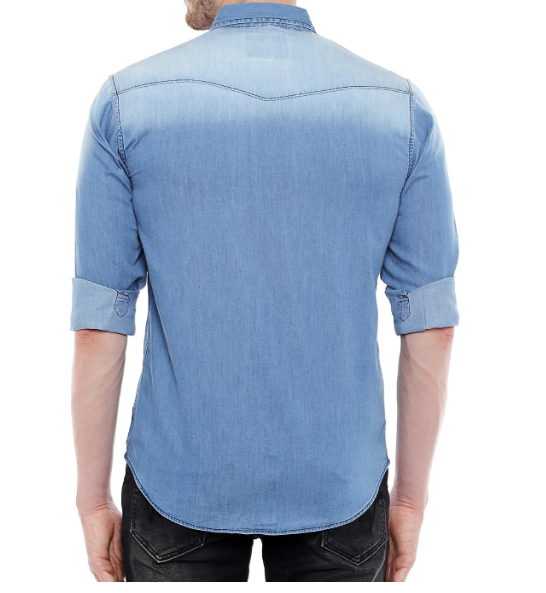 Affordable Men's Denim Shirts with Stylish Prints