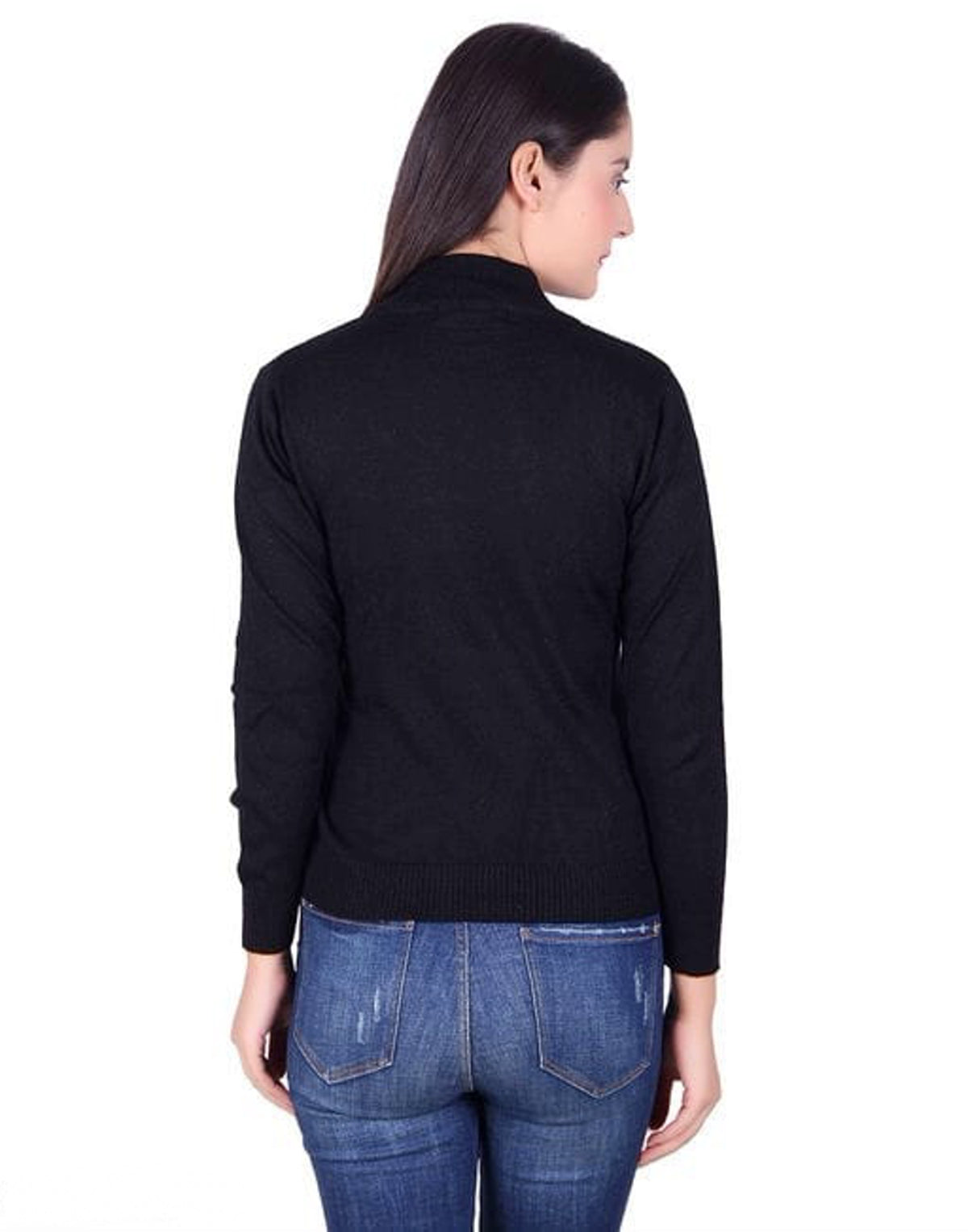 Black sweater cheap design