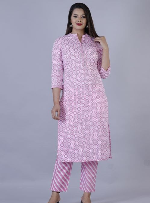 Women's Cotton Kurta with Pants